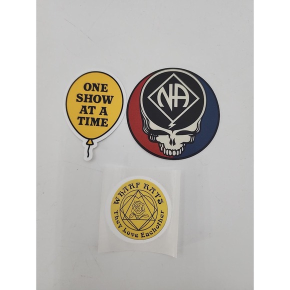 Other - Grateful‎ Dead Wharf Rats Sticker Collection Phellowship Yellow Balloon
